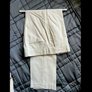 ASOS Mens Suit Pants French Connection Linen Trousers Slim Fit White Size 34